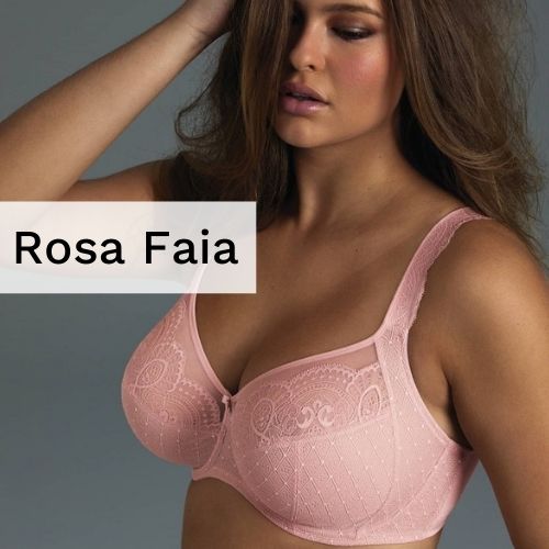 sujetadores rosa faia